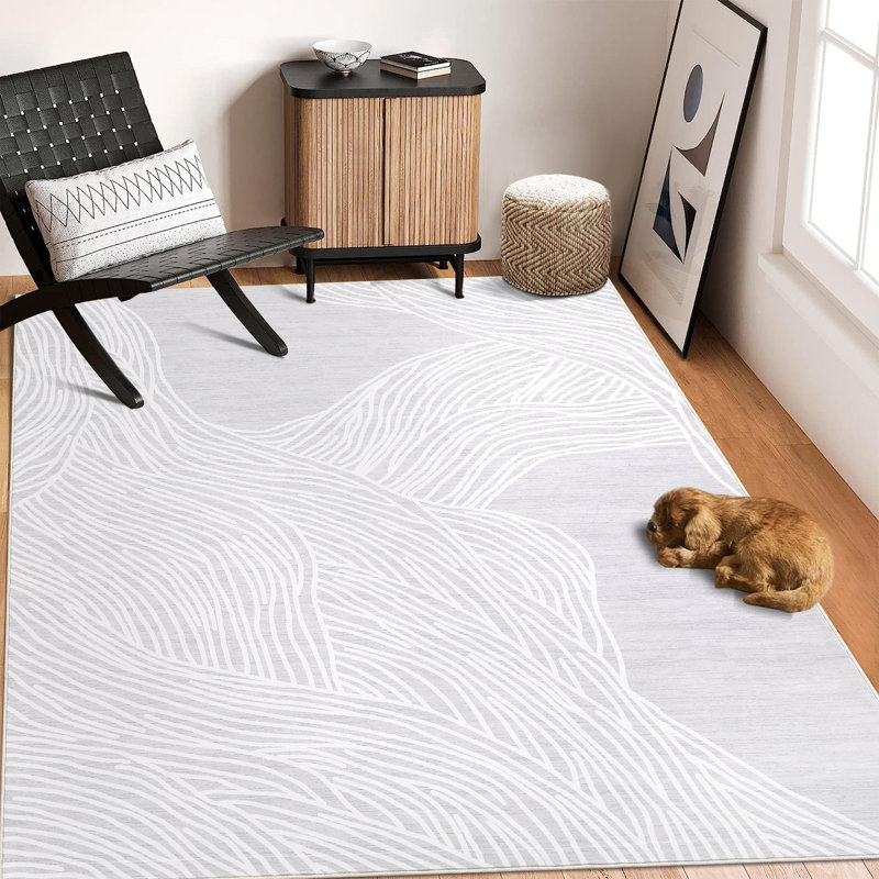 Liesa Washable Abstract Indoor Rug, Rectangle 10' x 13'