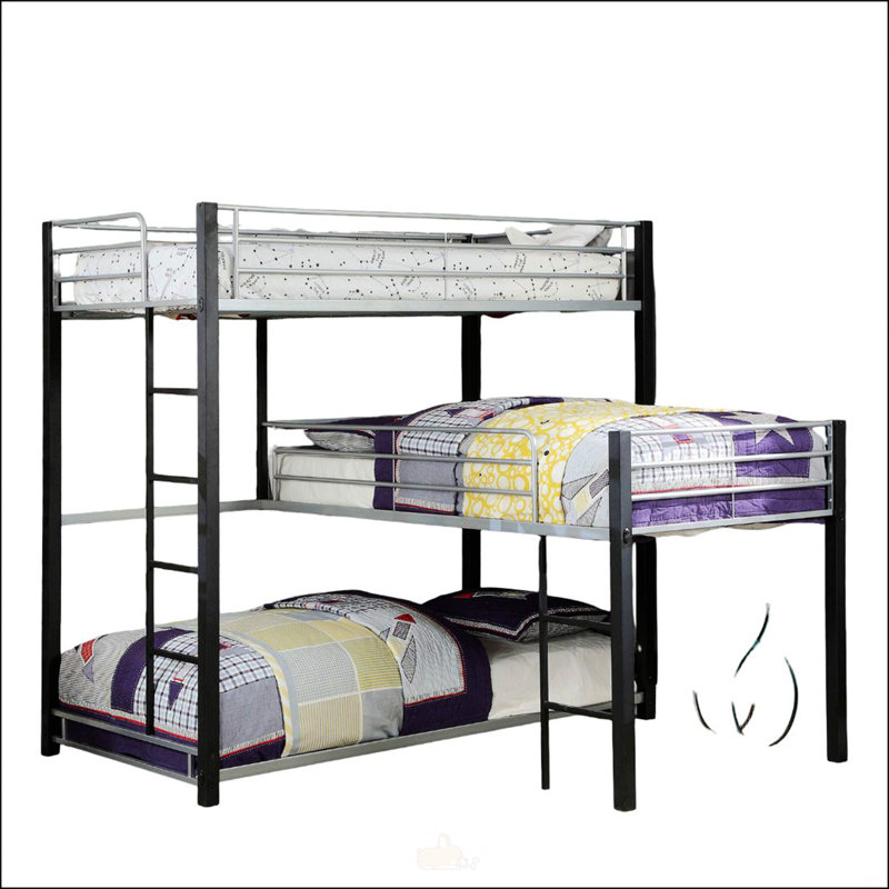 Unique Triple Twin Decker Bed