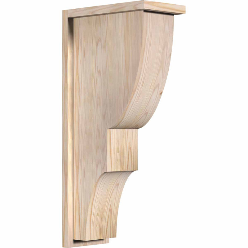 Corbeau Ridgewood avec contre-plaque, H 30 po x l 7,5 po x P 14 po, Sapin de Douglas, Lisse
