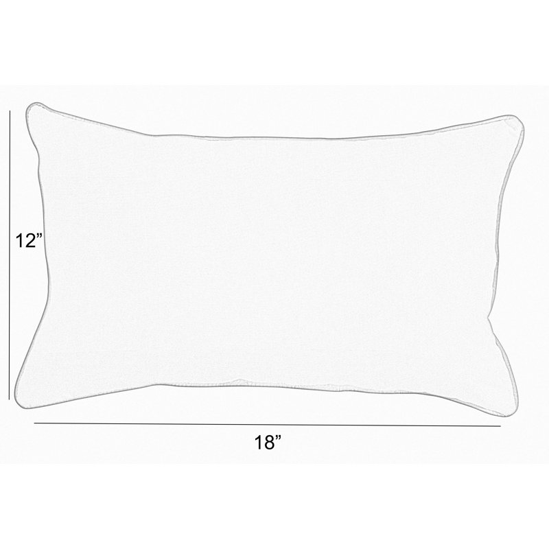 Coussin Selene, Fresque jonquille, 12 po x 18 po