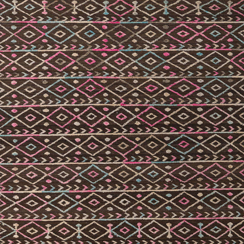 Tapis abstrait moderne 5342, Carré 6 pi