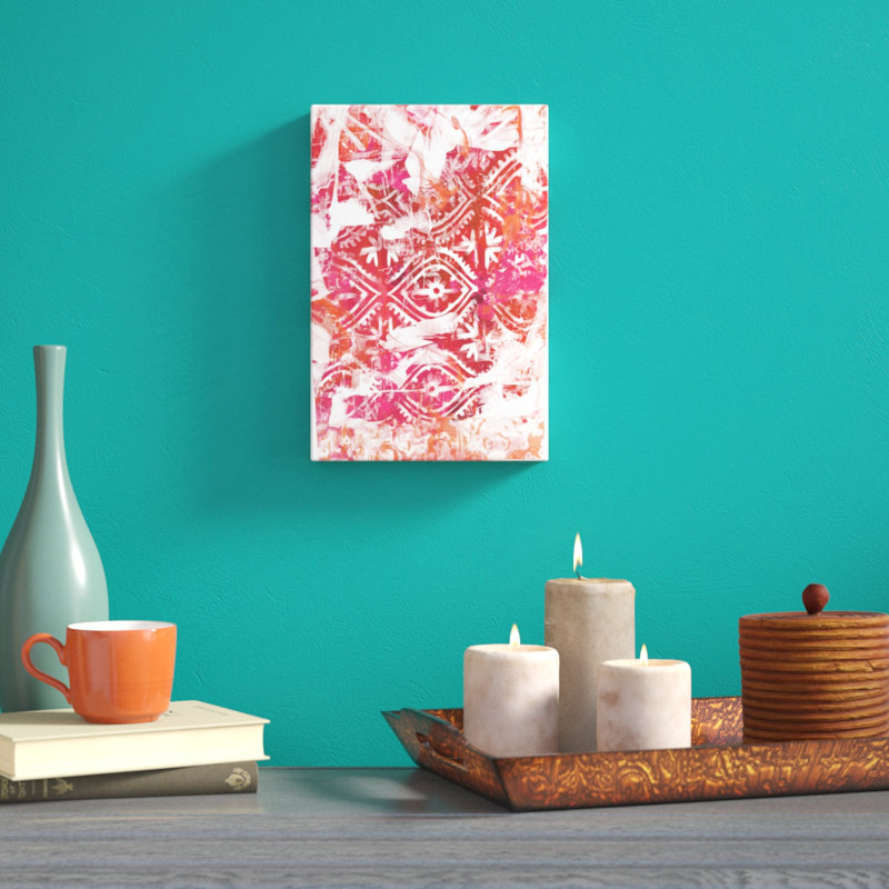 «Global Fuchsia II», impression sur toile, H 12 po x l 8 po