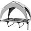 Lit pour chien surélevé, housse en filet respirant, durabilité du tissu, structure en acier, auvent pour animal de compagnie, filet, confort, sac de voyage portable,