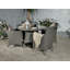 PARIS 4 Seater Round Carver Dining Set 110cm Round Table with 4 Carver Chairs including Cushions