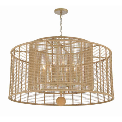Lustre en argent bruni 12 lumières Karlie