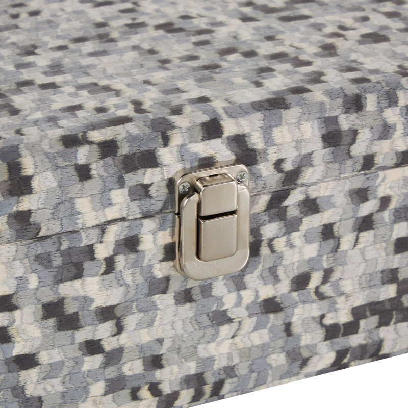Boîte de rangement Cole and Grey, Gris