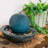 Donlon Modern Green Ceramic Tabletop Water Fountain with Orb