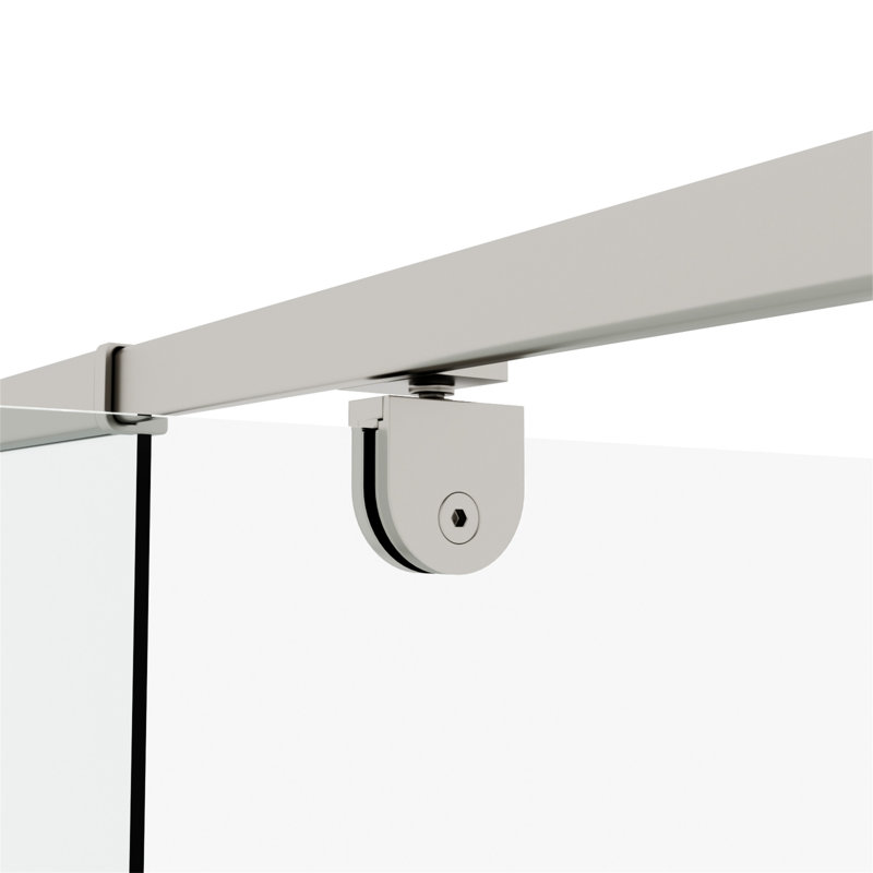 Porte de douche en verre 56-60 "x H 71" Piovt