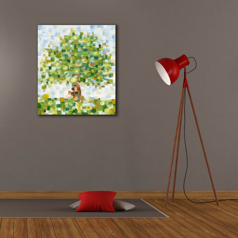  «Quilted Tree 2» par Ethan Harper, art mural sur toile, 26 po x 30 po