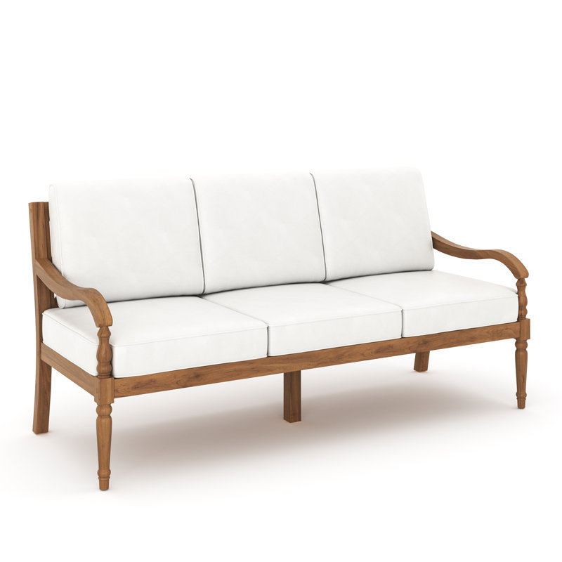 Breger Wood Patio Sofa