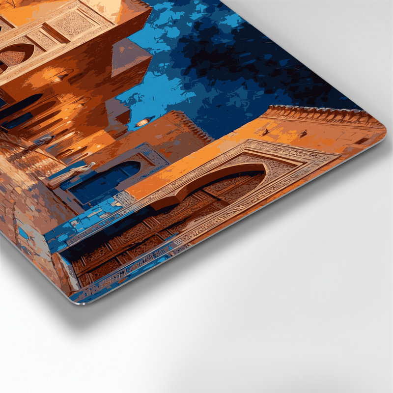 Art urbain, villes, Casablanca, Maroc, brun, H 240 po x l 288 po x P 0,05 po