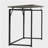 Space-saving folding table, gray
