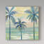 « marine layer palms crop », reproduction de peinture à l’acrylique sur toile tendue-32714105