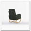 Chaise berçante avec pieds en bois massif-1099353832