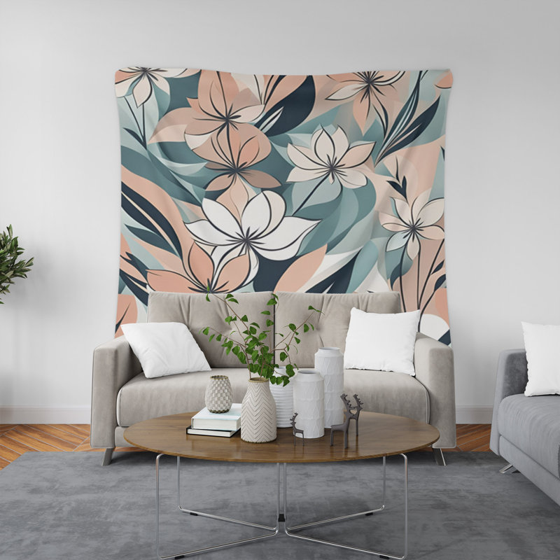 Tapisserie murale, H 88 po x l 104 po x P 1,2 po