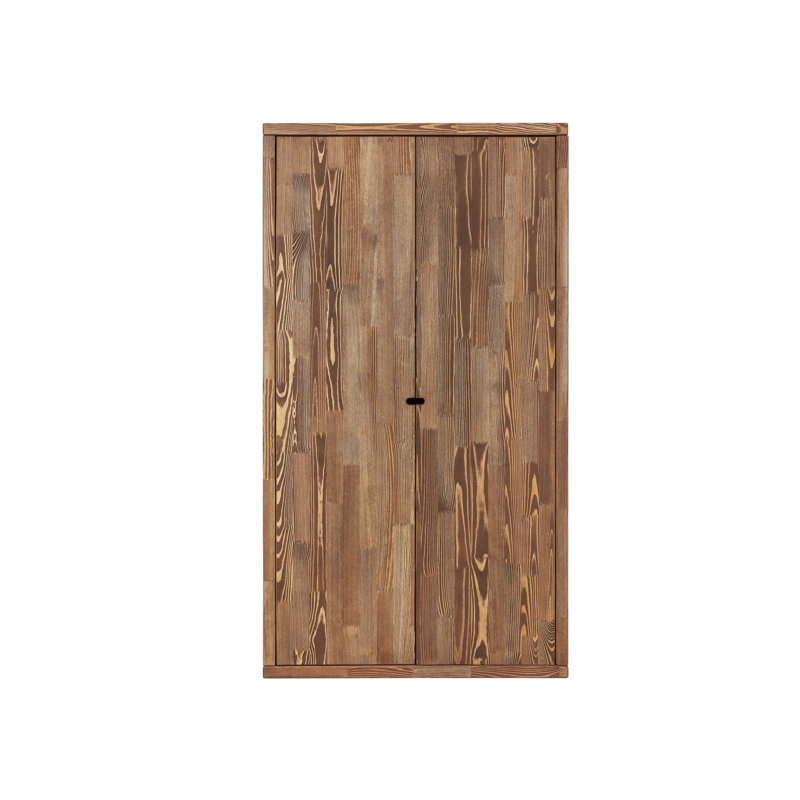 Derrek 2 Door Solid Wood Wardrobe