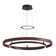 Reiser Dimmable 1-Light LED Chandelier with Remote Control