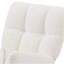 Chaise berçante rembourrée avec dossier haut Comfy