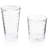 Gibson Home 16 Piece Swirl Clear Assorted Glassware Set