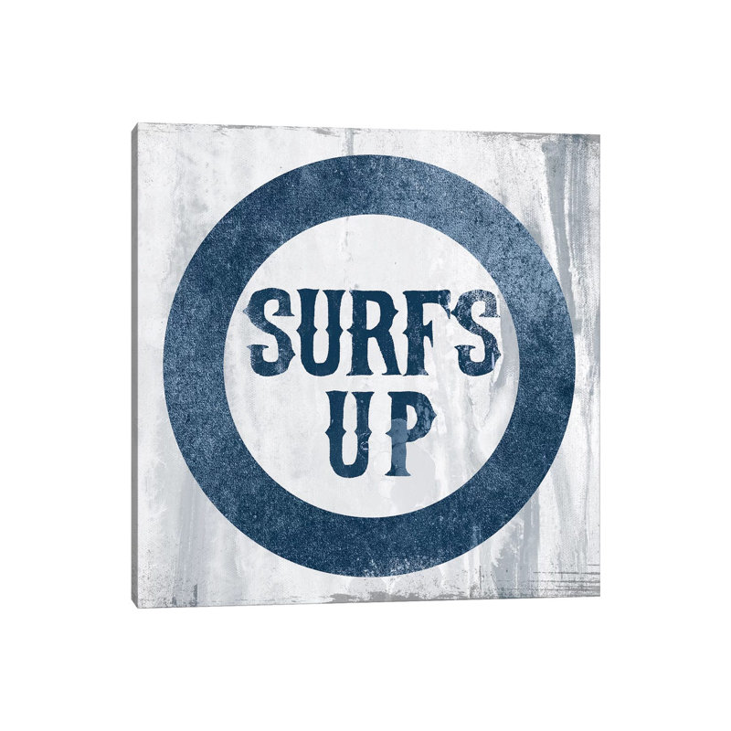 Surf's Up by PI Studio - Wrapped Canvas Print, 30.48 cm H x 30.48 cm W