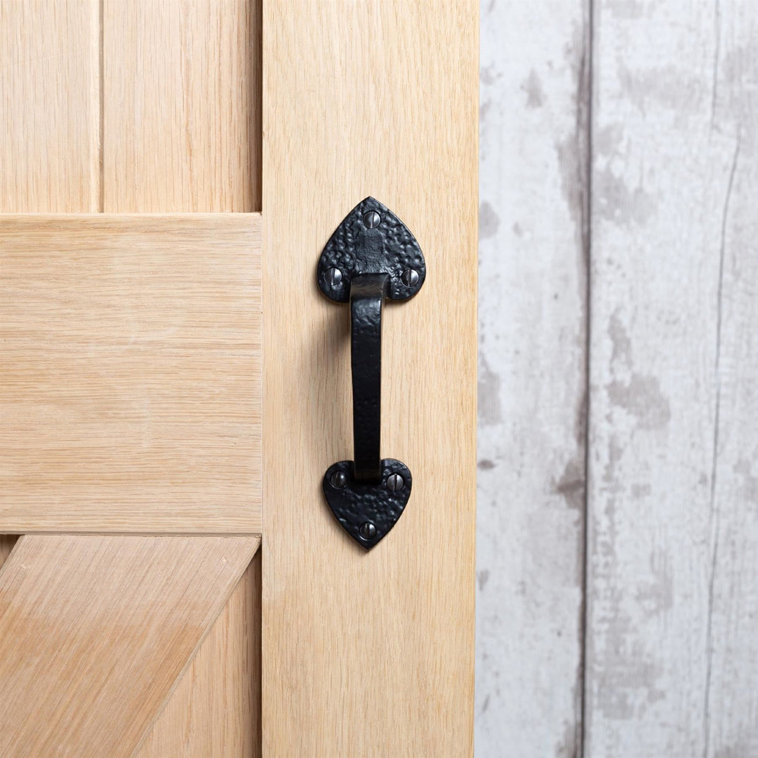 Hammer & Tongs - Rustic Arrowhead Door Handle - H155mm - Black