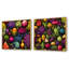 Lonnie - Ensemble de 2 collages carrés fruits et légumes-101864676-101864675