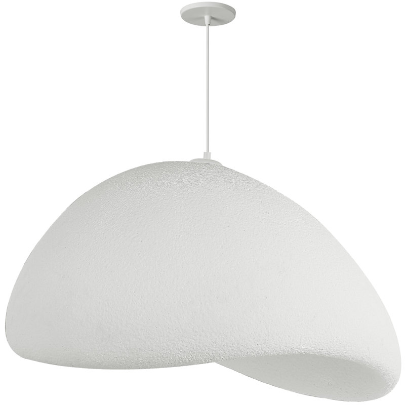 Suspension Pilar 1, 16.5" H x 31.5" W x 24.75" D, Matte White