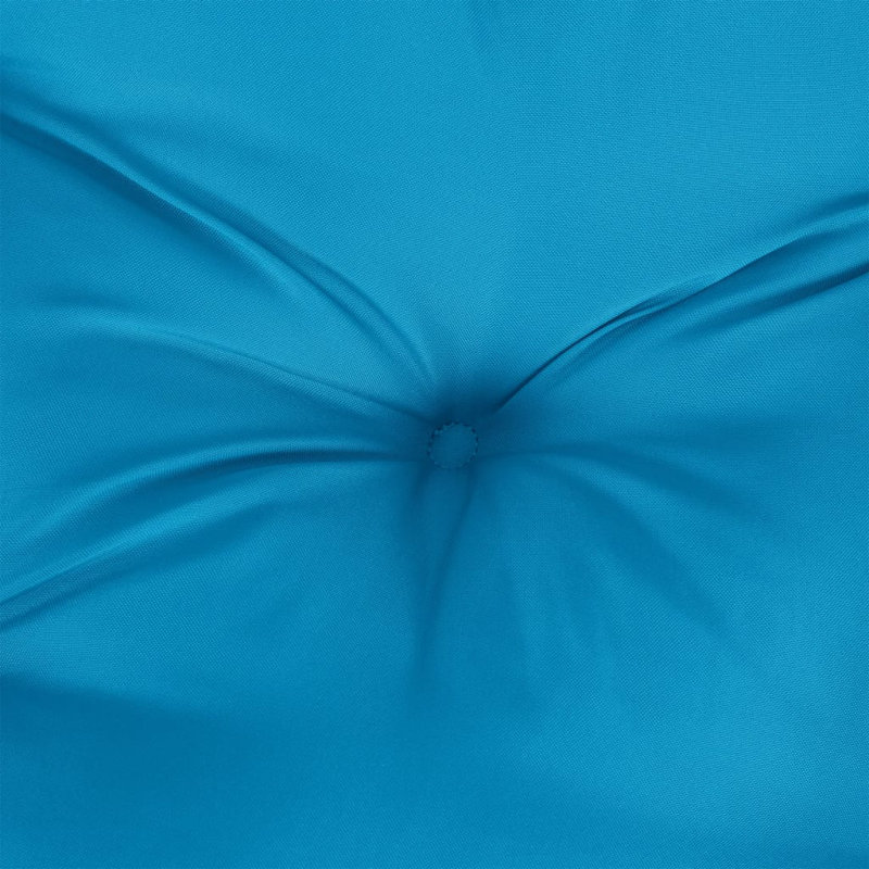 Coussin de siège d'extérieur, 59,1 po x 19,7 po, Bleu