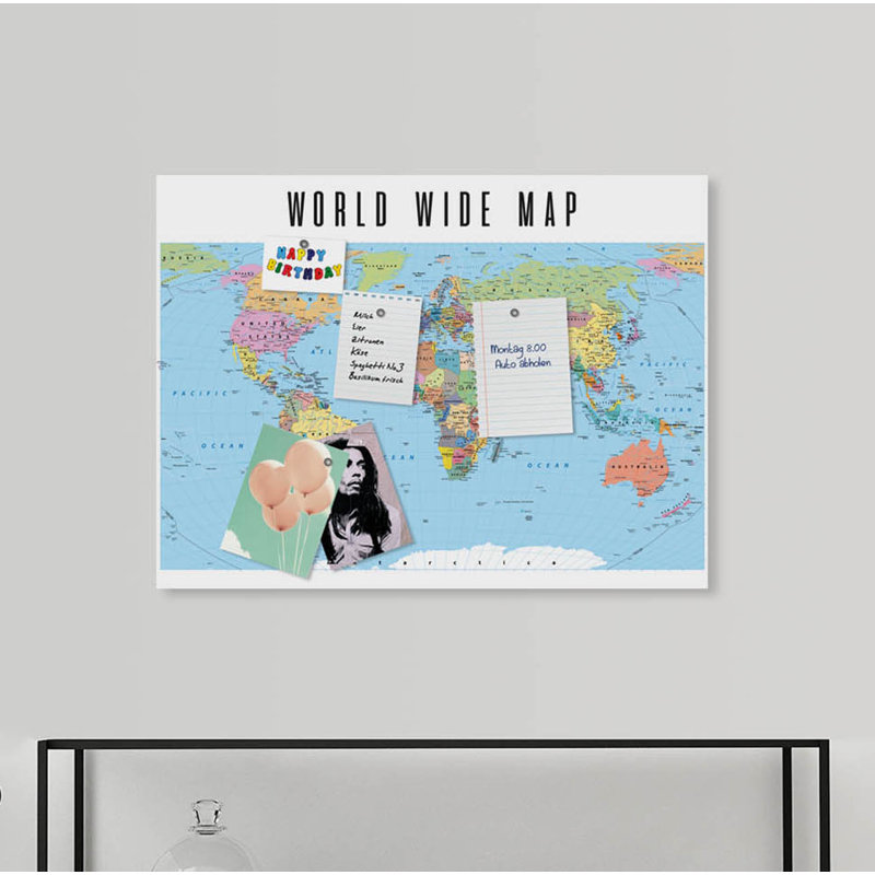 Magnetic Glass Photo Memo Board