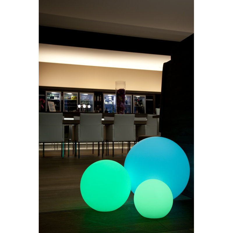Battery Powered Integrated LED Color Changing, 15.74" H x 15.74" W x 15.74" D