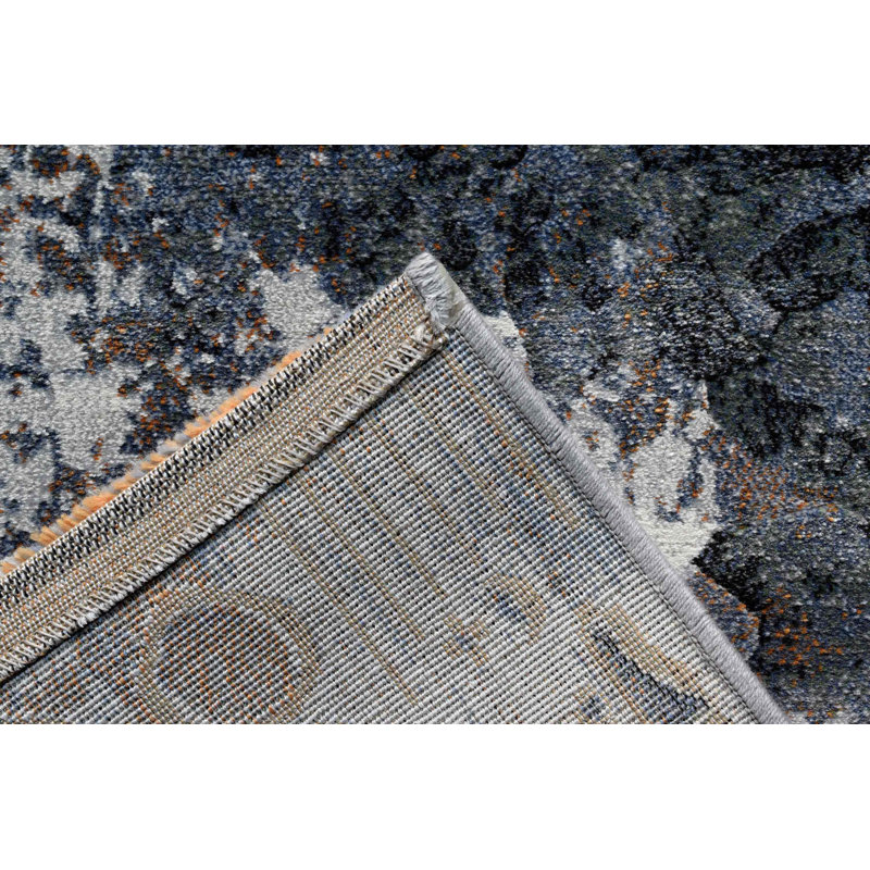 Abbingt Machine Woven Blue Indoor Rug, Square 200cm