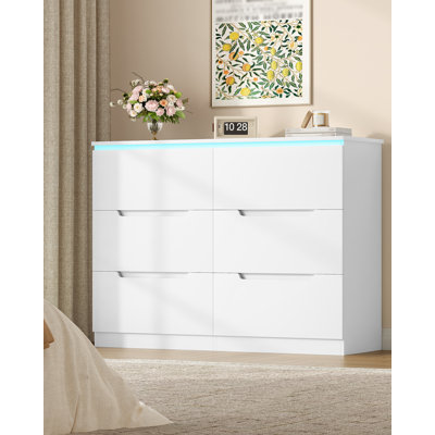 120 cm W Chest of 6 Drawers