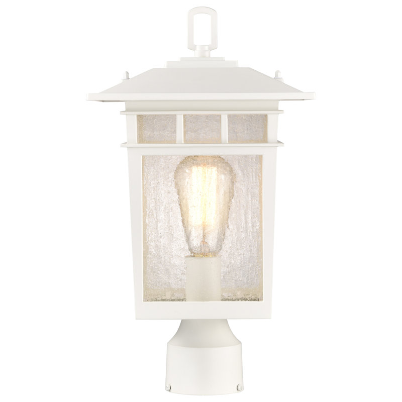Tête de lanterne câblée 1 lumière, Blanc, H 16,14 po x l 9 po x P 9 po