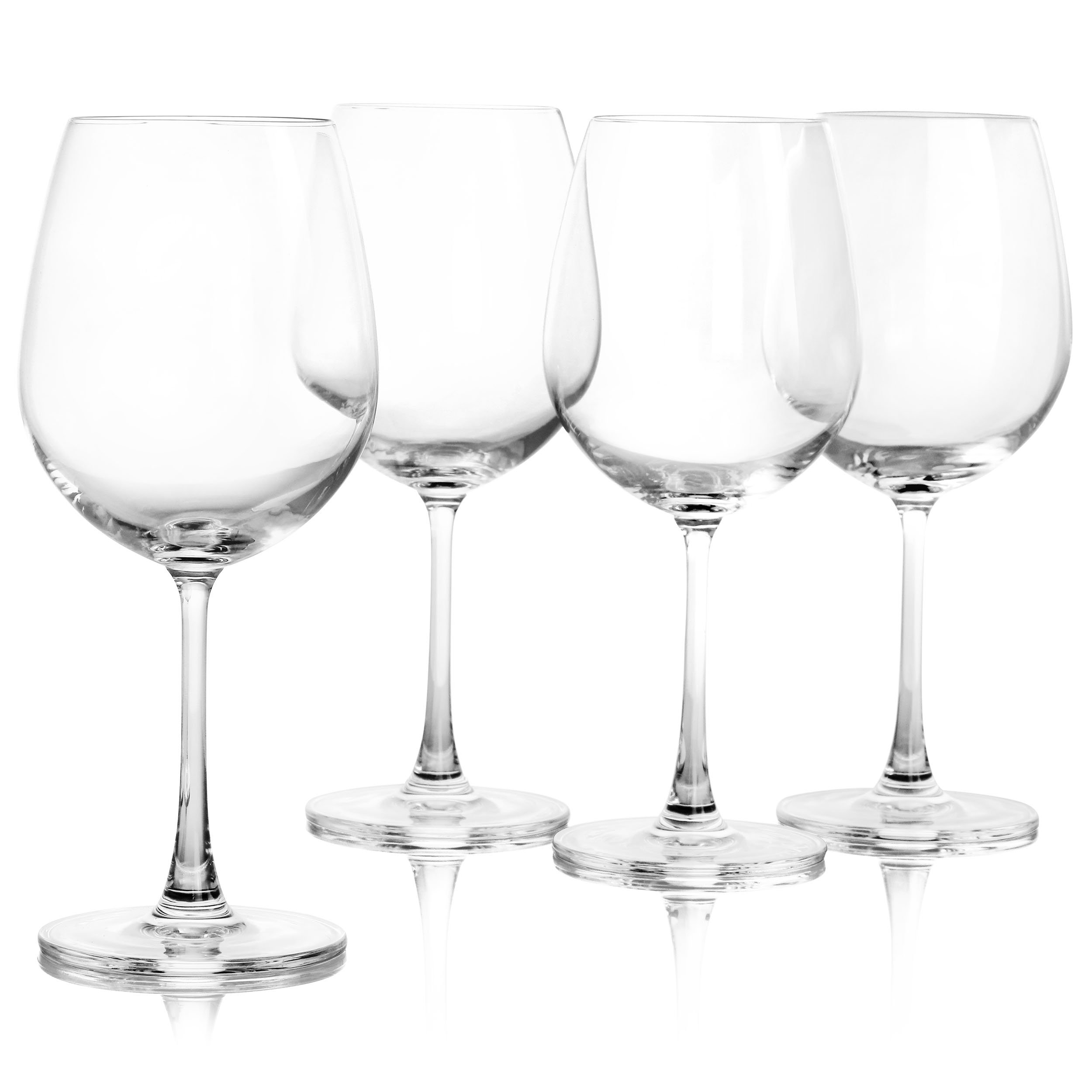 Martha Stewart Vivica 14-Ounce Stemmed White Wine Glass Set 4-Pack