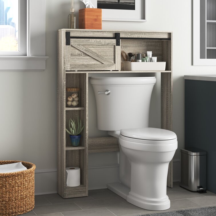 Forestport 34.29 W x 47.17 H x 6.79 D Over-the-Toilet Storage August Grove