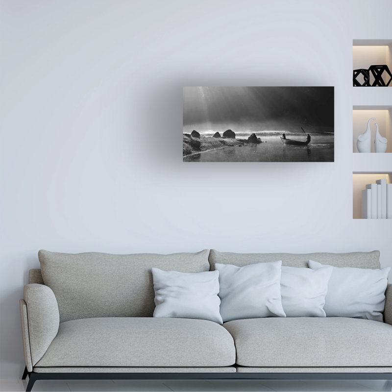 Art sur toile «Nunu Rizani Going Home», 10" H x 19" W