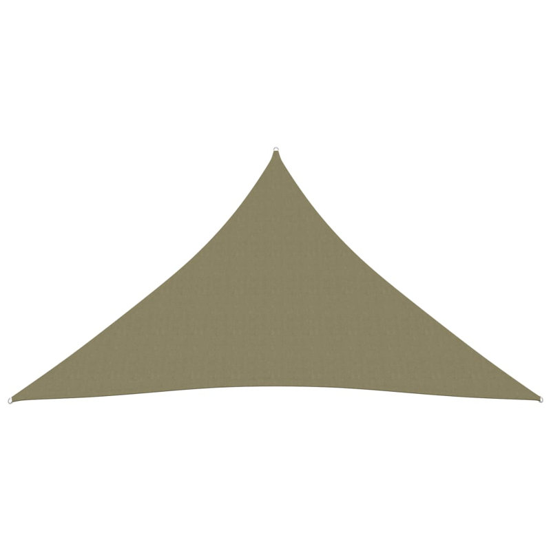 Ridout Triangular Shade Sail, Beige, 1.57m x 4m