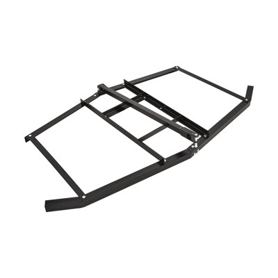74" Heavy-Duty Steel Drag Harrow for ATV & UTV - Adjustable Gravel Grader & Soil Leveler