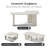 L-Shape Coffee Table-370087483-370087485
