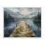 Giclée encadrée en bois au-dessus d'un lac, design par LSR Creative Studio-727403196-727403198