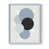 Blue Single Picture Framed