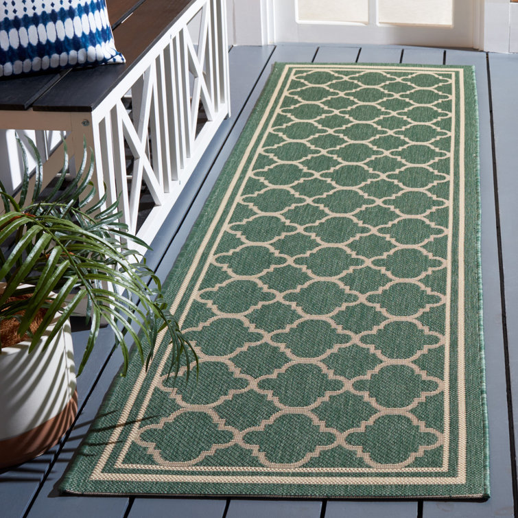 Courtyard Performance Geometric Indoor/Outdoor Area Rug