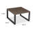 Nazime Square Iron Outdoor Coffee Table-1496670910