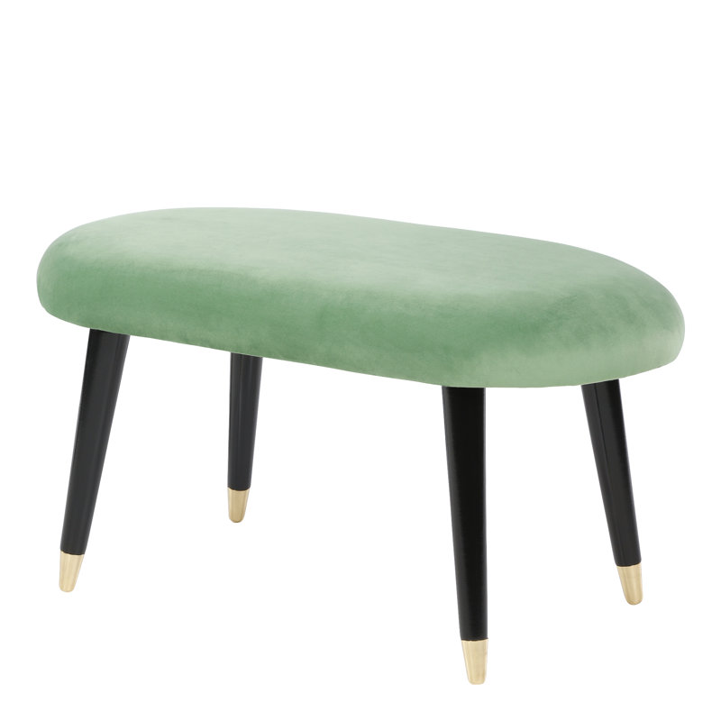 Emi Upholstered Bench, Green