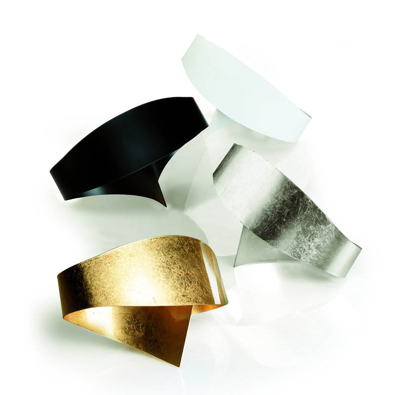 Scudo Flush Mounted Sconce, Silver