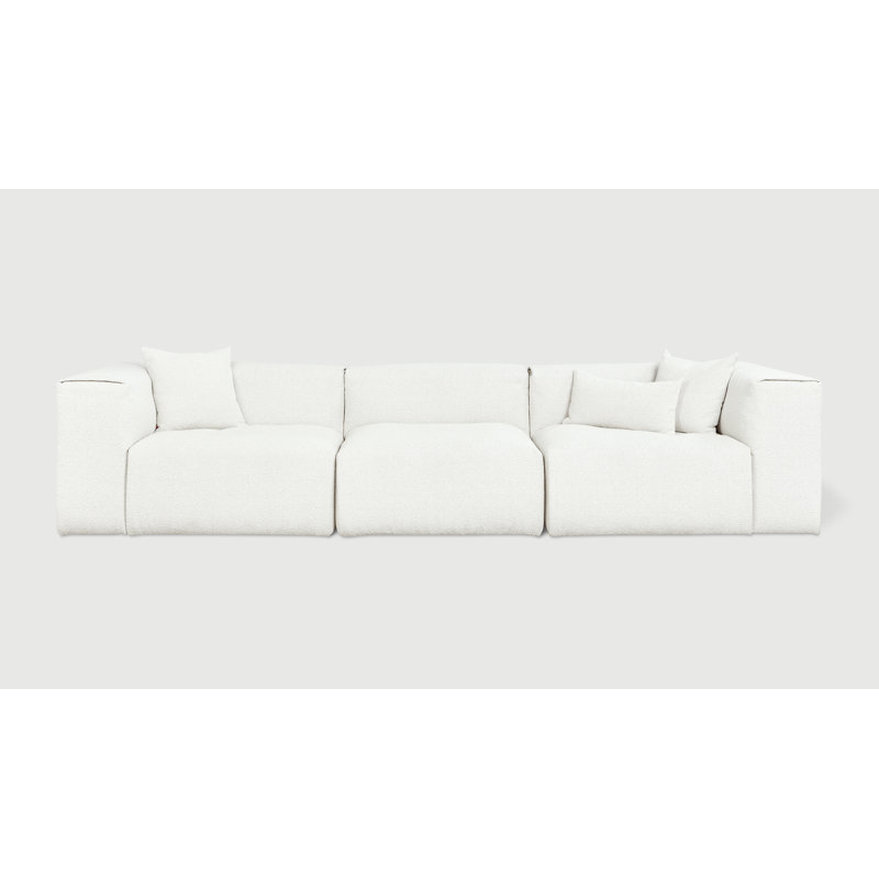 Canapé modulaire 2 pièces Nest, Os, H 28,5 po x l 132 po x P 41 po, 3