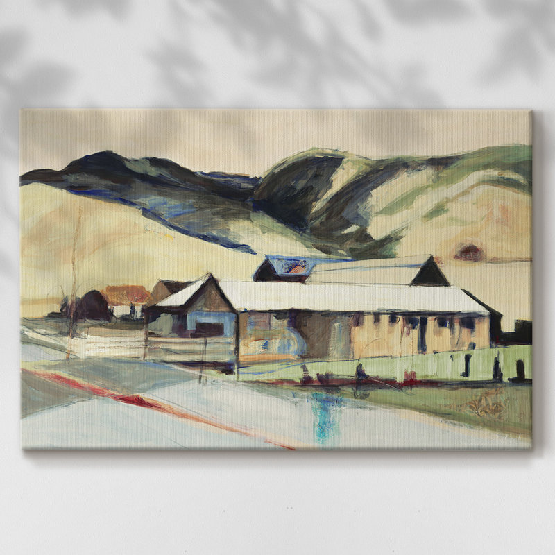Méandre - Toile tendue avec châssis, H 24 po x l 36 po