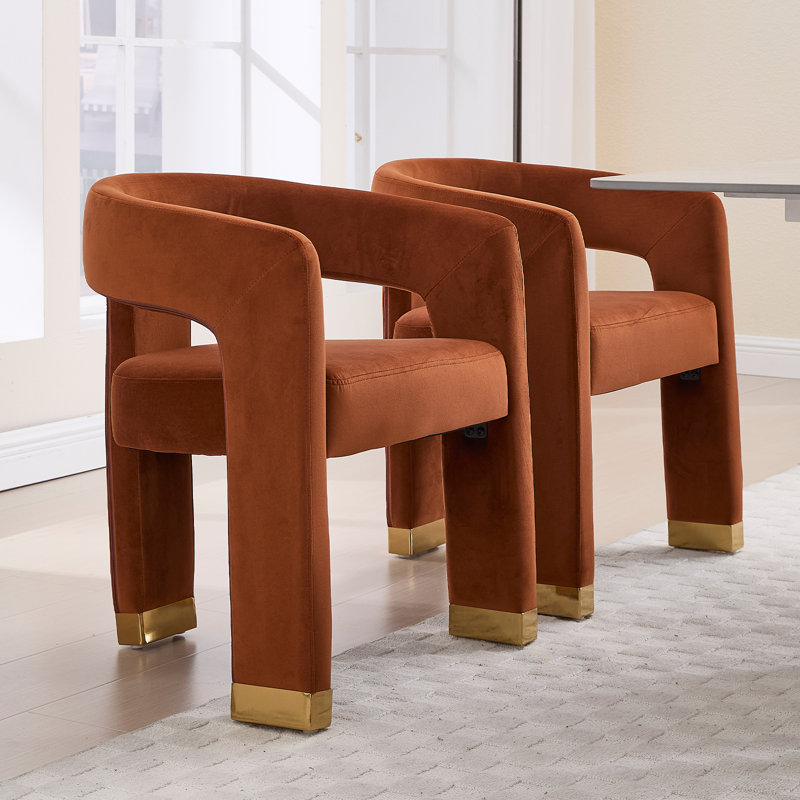 Chaises de salle à manger modernes Modernes, Brun