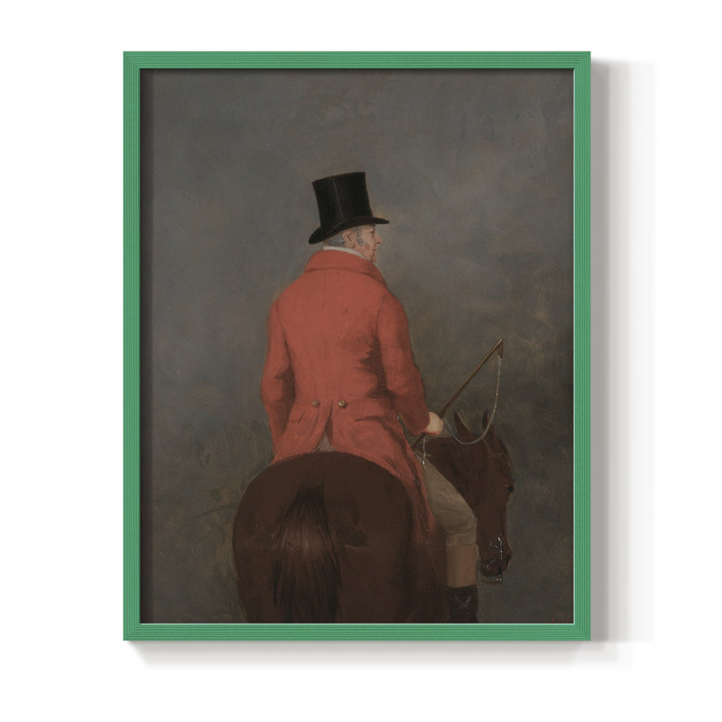 Vintage Portrait Print V Framed Print - Solid Wood