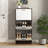 Modern Entryway Shoe Cabinet with 3 Flip Doors, Large Capacity and Space-Saving Design, Ideal for Narrow Spaces and Home Organization.-698750846